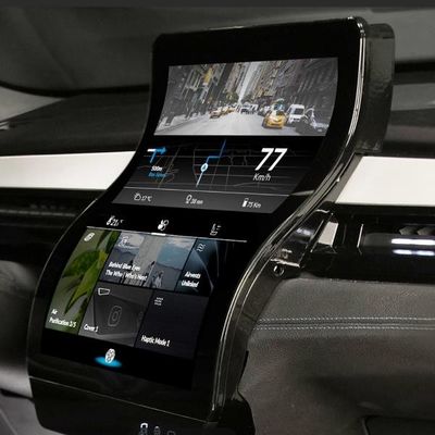 Good price 3D Curved Car Display Cover Glass Anti Glare Tempered online