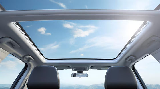 Good price 3~6mm Toughness Alumino Silicate Glass For Vehicle Sunroof online